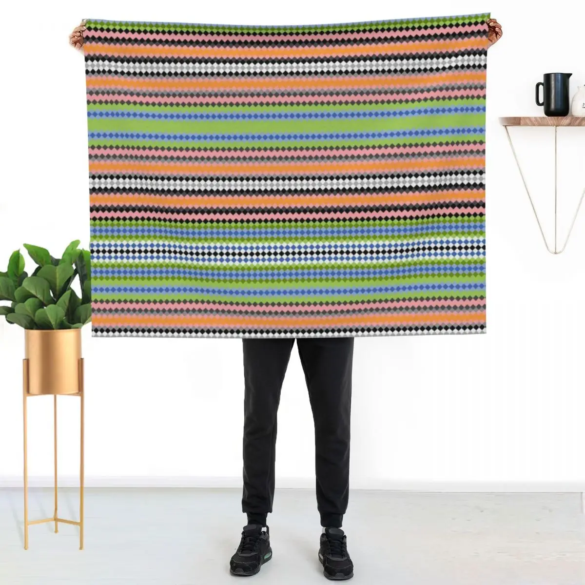Mamma mia Poncho Throw Blanket for winter Large Flannels Weighted Sofa Luxury Blankets