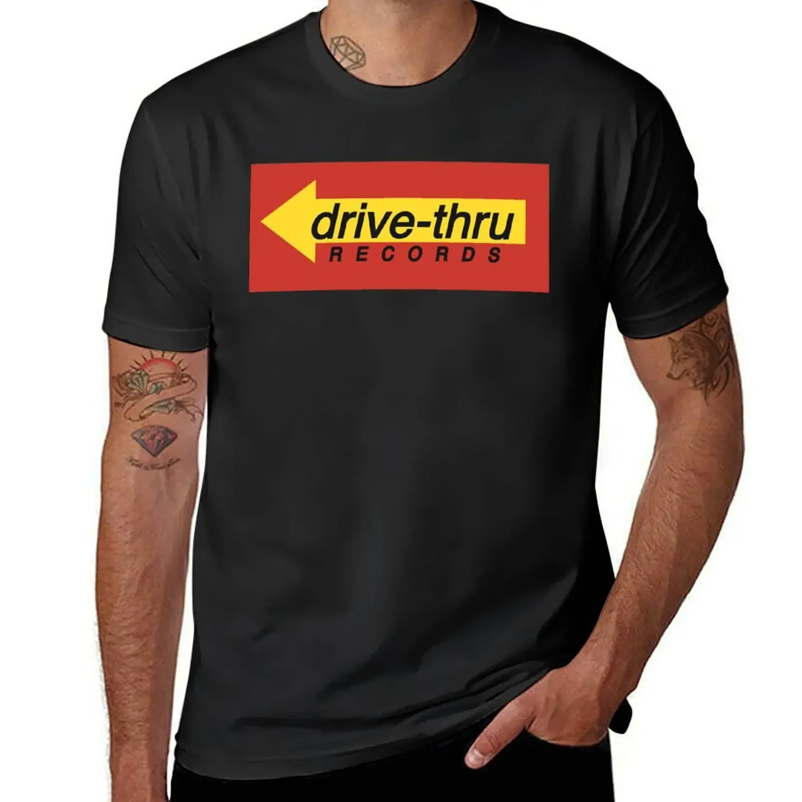 

Drive-Thru Records Logo Classic T-Shirt vintage anime shirt man clothes animal prinfor boys mens t shirts top quality