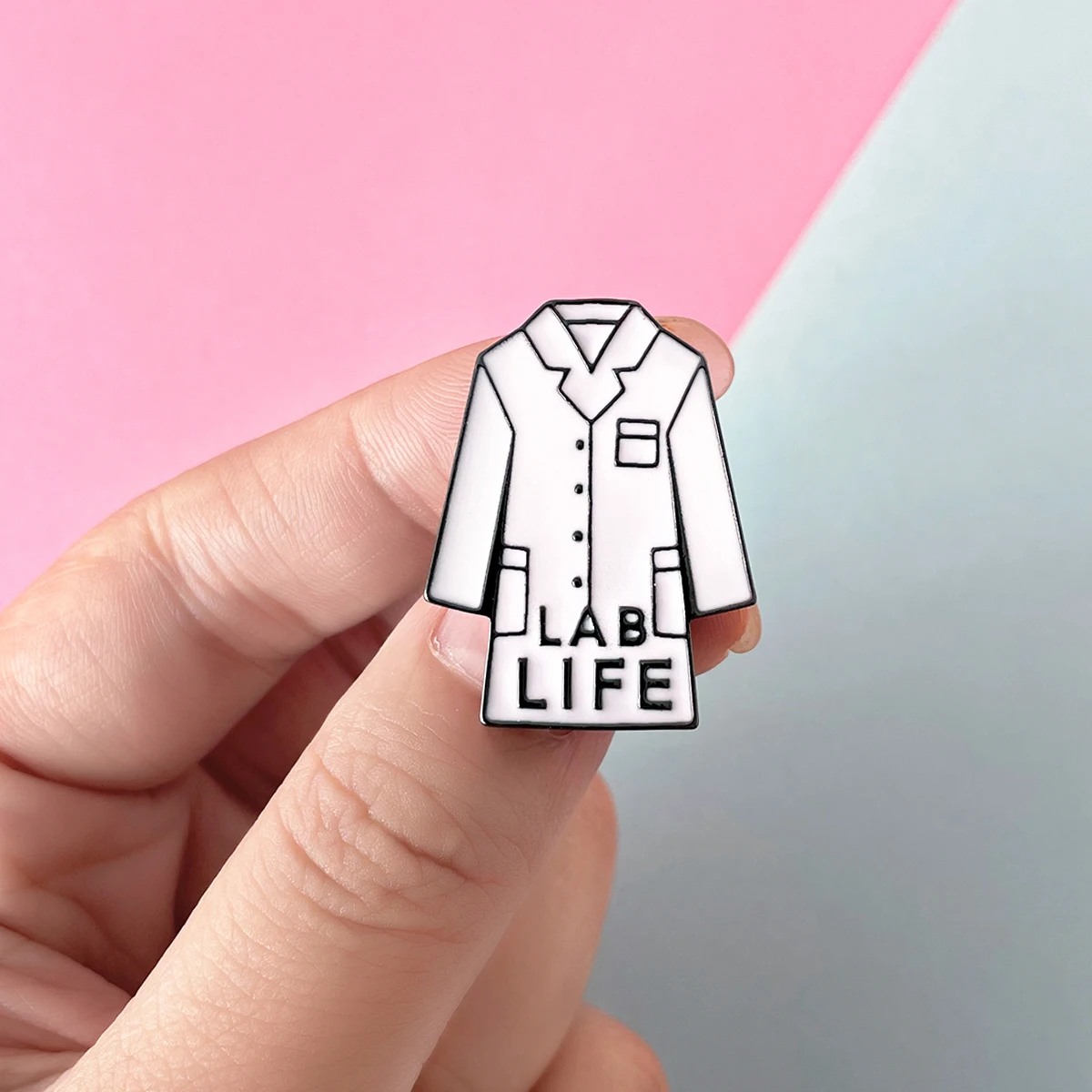 Medsor Lab Life Enamel Pin Exquisite Science Chemical Brooch Collar Coat Lanyard Lapel Badge For Chemist Graduate Gift