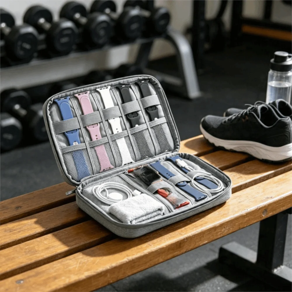 Large Capacity Watchband Box Storage Bag Practical Watchband Storage Case Multifunction Watchband Storage Box Home Storage