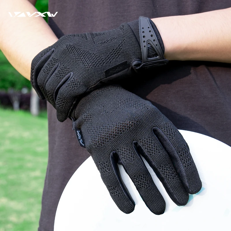 VXW Flying Disc Gloves Breathable Shock-Absorbing Non-Slip Silicone Palm Seamless Sticky Outdoor Sports Cycling Golf Women Men