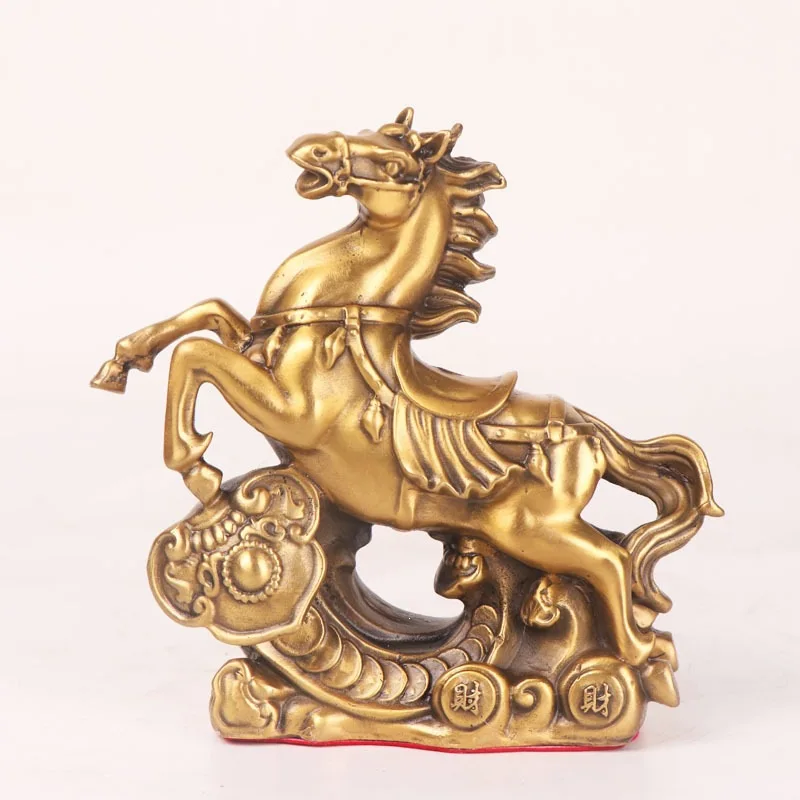 Copper Fortune , Money , Auspicious Horse, Wholesale Home Office Craft Decorations, Instant Success
