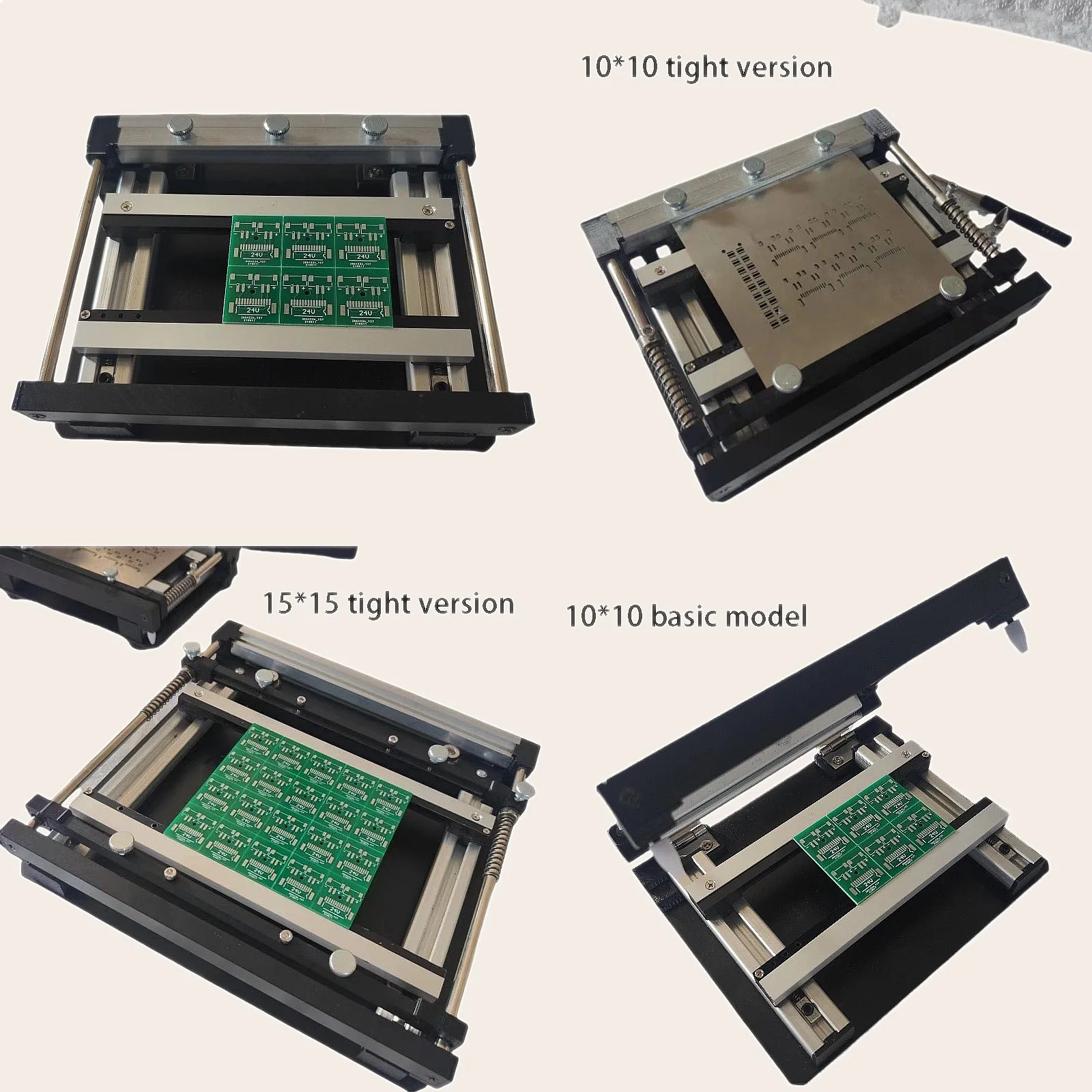 PCB Steel Mesh Solder Paste Printing Table Manual SMT Stencil Printer Small Screen Machine