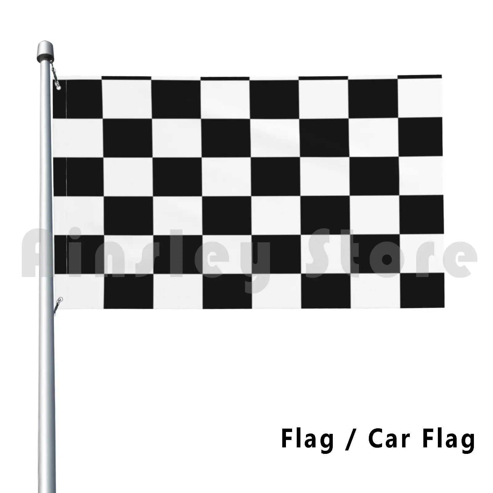 Chequered Flag Checkered Racing Car Winner Bedspread Duvet Phone Case Flag Car Flag Printing Custom Chequered