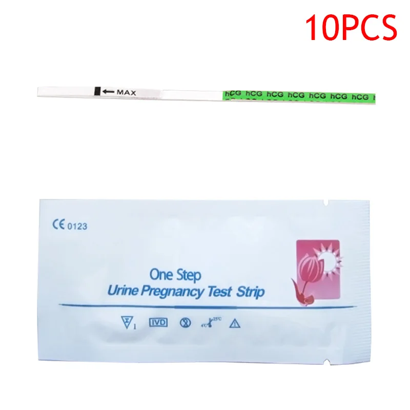 10pcs HCG Pregnancy tests for women very early Early Early Pregnancy Testing Strips Kits Home Private Urine Measuring Pens