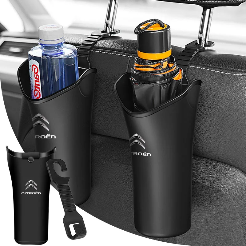 Multi-Function Auto Car Holder Bucket Storage Box for Citroen Berlingo Elysee C5X E-C4 C-Crosser C4 C1 C2 C3 C4 C5 Car Stickers