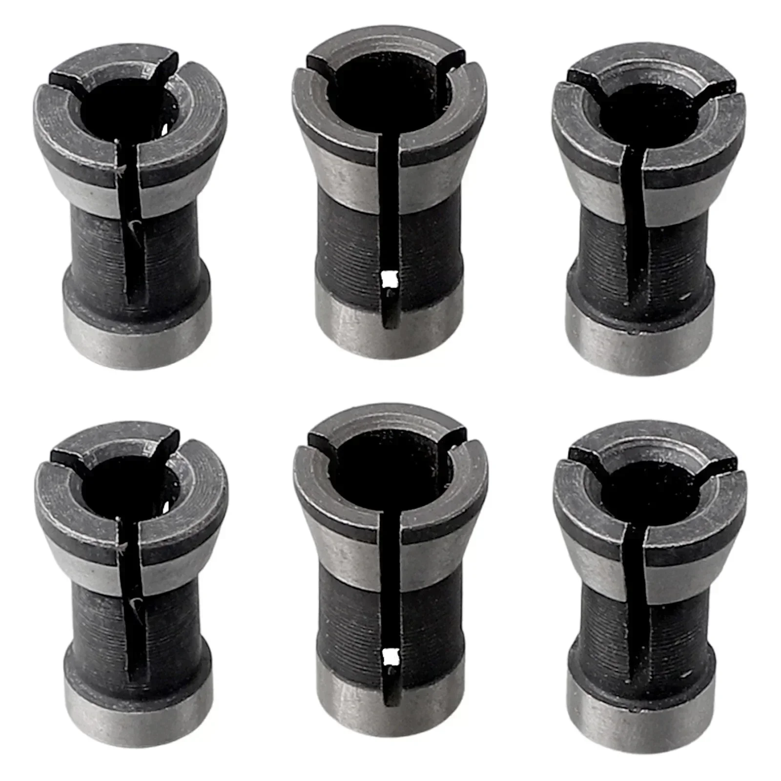 Spantang Adapter Precisie Router Bit Collet Chuck Set Met 6 Stuks Freesmachine Adapter En Hoge Slijtvastheid