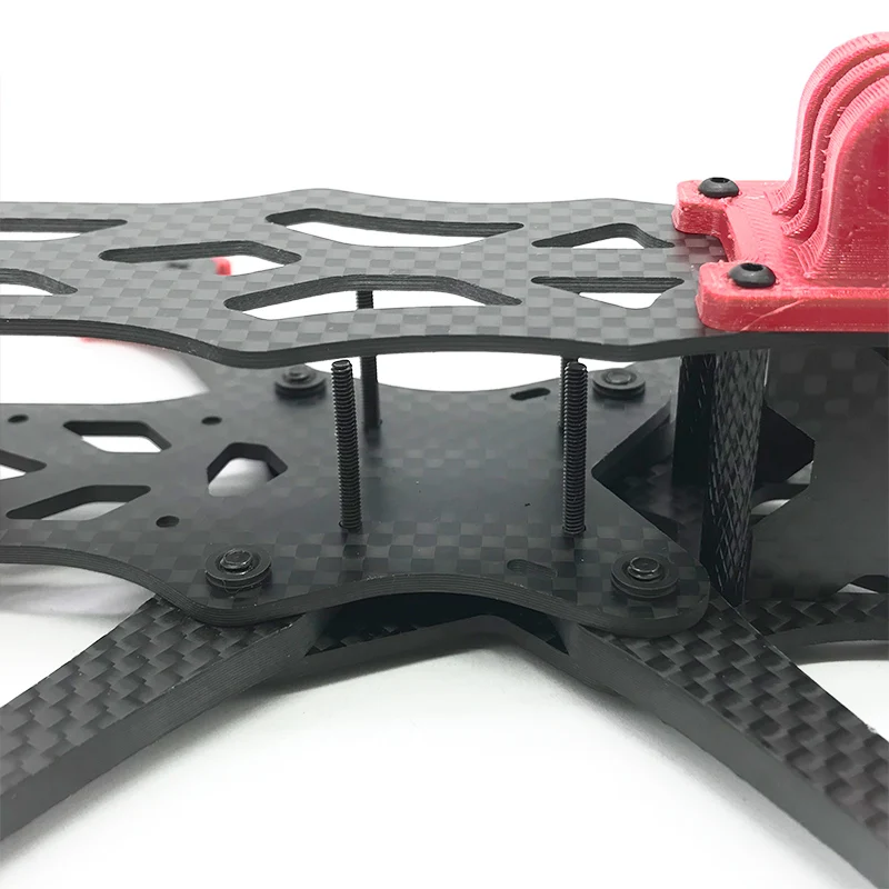 Apex 3 3 polegada 147mm wheelbase de fibra carbono quadro kit com 3d tpu impresso suporte peças para rc fpv corrida zangão quadcopter