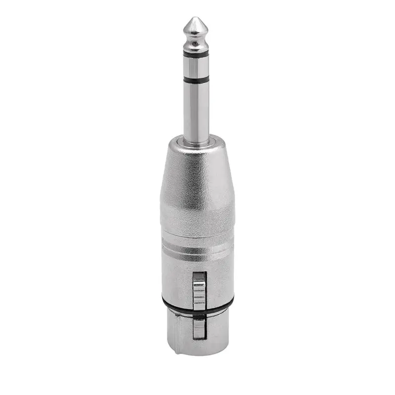4 Pack XLR Female To 6.35Mm Adapter Balanced Female XLR To 6.35Mm Male Microphone Adapter Easy Install Easy To Use-A25R