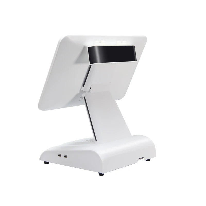 TJXL-Ultra Pretty 15.6 بوصة Win 10/11/Android/Linux نظام POS بشاشة مزدوجة متعدد اللمس الكل في واحد POS Terminal Wifi Cash Registe