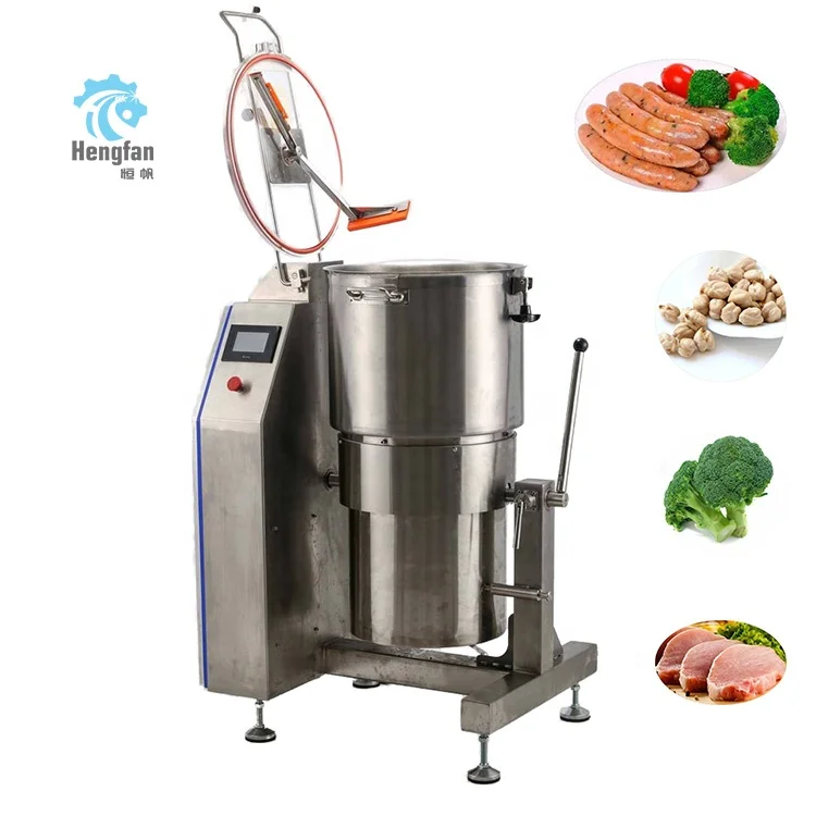 70L Food Processor 11kw Vertical Cutter Mixer Adjustable Speed Machine for Hummus Sausage New Condition Meat