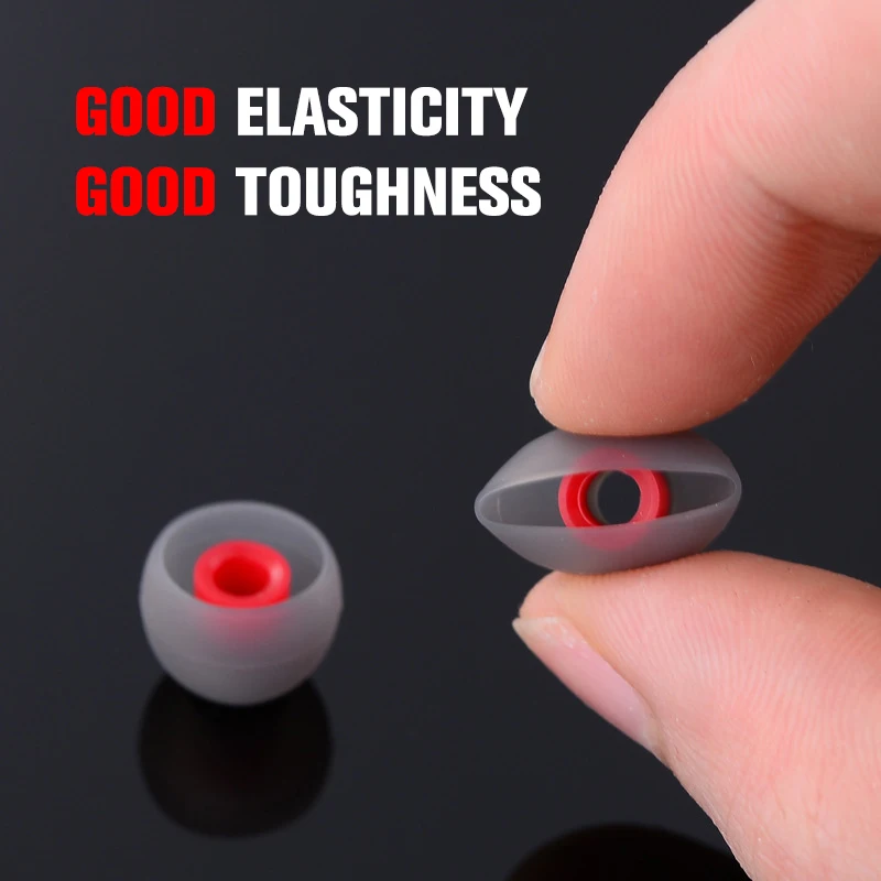 Silicone Upgrade Headphone Eartips Noise Isolating With S M M- L Size