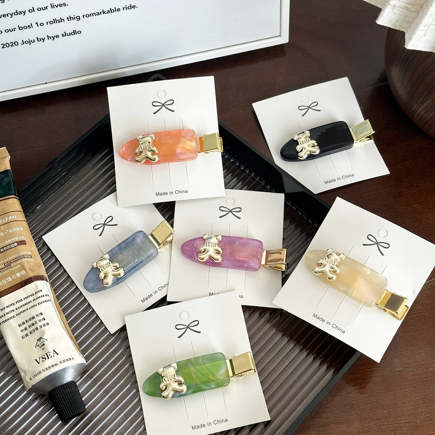 

New Little Bear Seamless Fashionable Cute High Quality Hair Clip