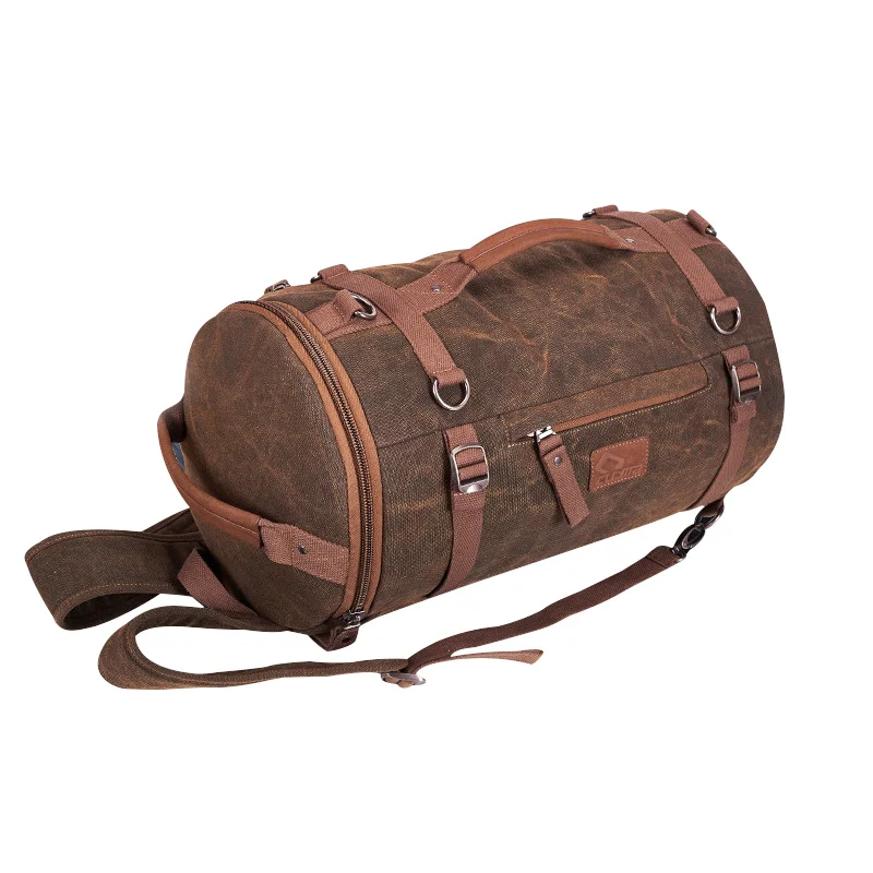 35L Motorcycle Seat Saddle Bag Tail Bag Canvas Backpack Motorcycle Accessories For Mens Travel Hiking Climbing Riding Cycling