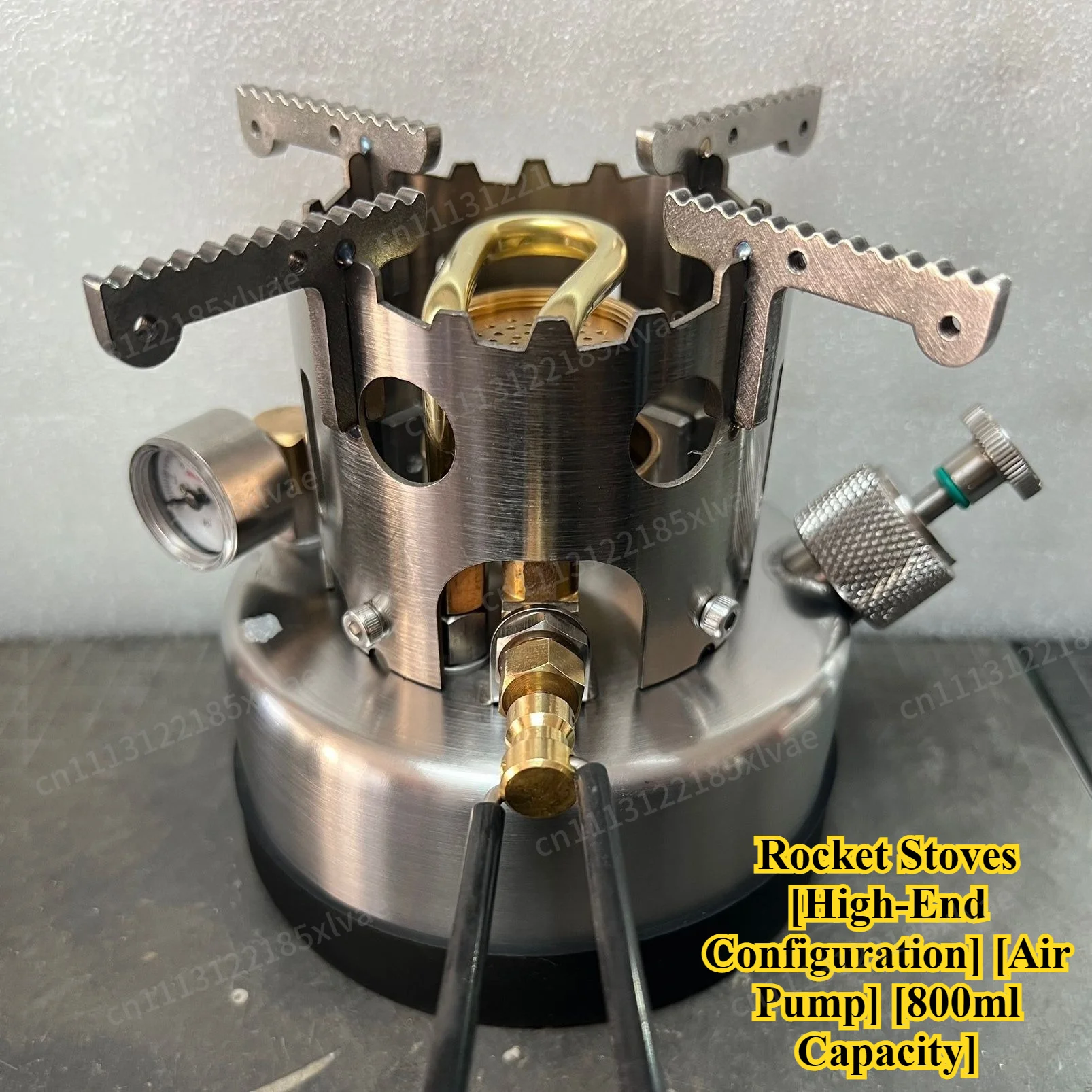 Alcohol Evaporation Rocket Stove for Outdoor Tea Making and Camping