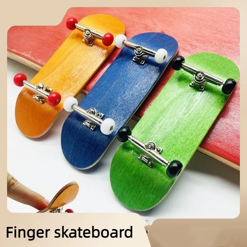 Finger Skateboard Width 32mm Professional Maple Fingertip Skateboard Double Warping Board Creative Mini Skateboard Finger Skate