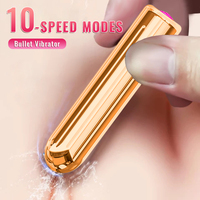 10 Speeds Bullet Vibrator Mini Powerful Sex Toy for Women G-Spot Clitoris Stimulator USB Rechargeable Dildo Anal Toys for Adults