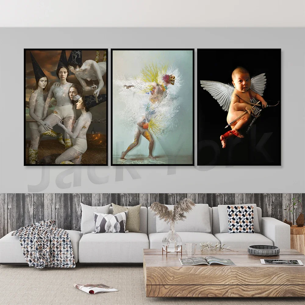Printable Wall Art, Printable Skull and Body Wall Art, Interpretation of Death Printable Art