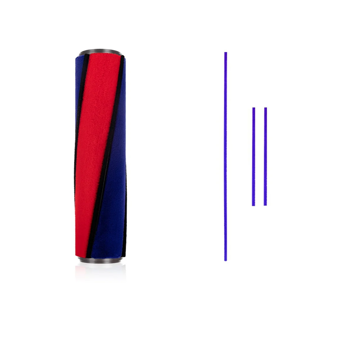 5 grupos de tiras de pelúcia macias para aspirador de pó v6 v7 v8 v10 v11, cabeça de rolo macio, peças de acessórios de reposição