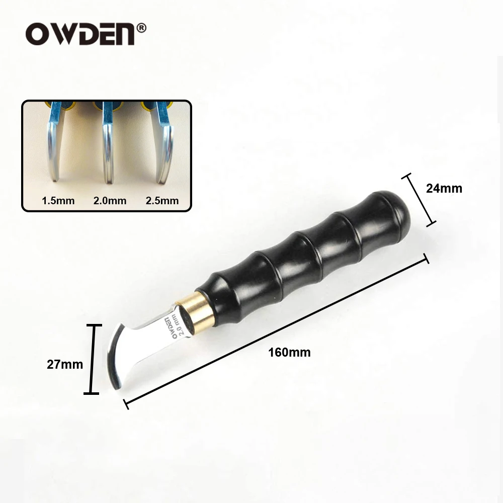 OWDEN Leather Edge Creaser tool leather tool Marking Decorate Line Tool leathercraft tool leather edge tool