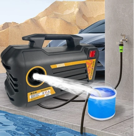Utility Pressure Wash Tester, 110/220V Household Heavy‑duty Cleaning Machine Portable Washer Vehicle Floor Clean