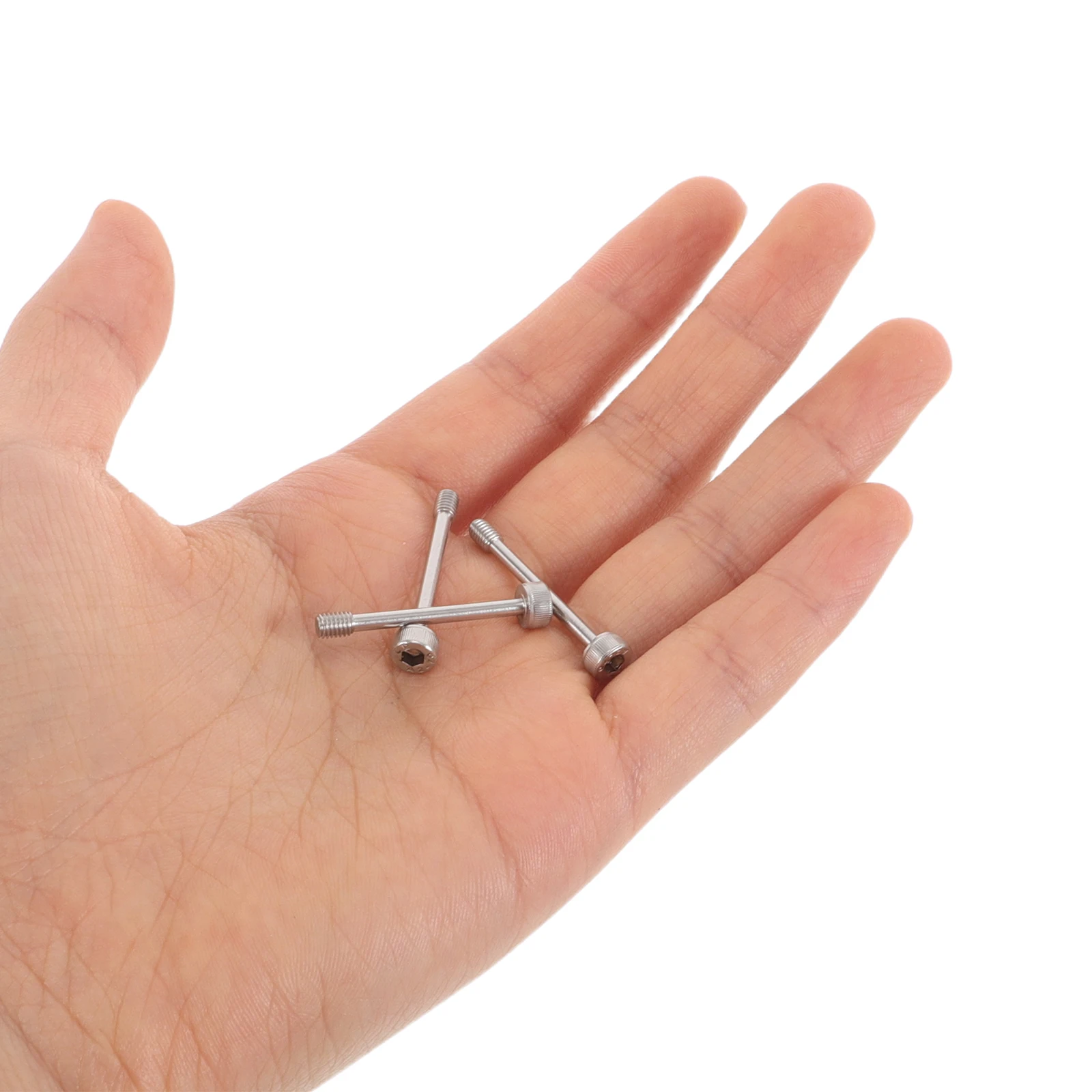 

10pcs Self-Locking Screws Stainless Steel Hex Bolts Nuts Set M3X25 Fasteners For Machinery Construction Marine Metal