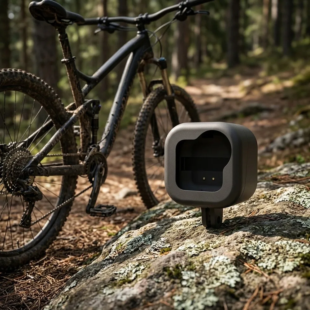 Portable Charger Stand Go Ultra Charging Box For Outdoor Adventures Black Fast Charging Adapter Tool 1000mAh High Capacity