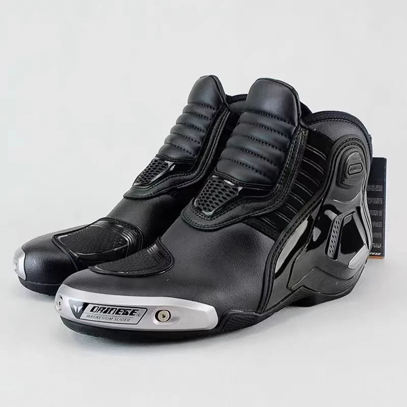 DYNO PRO D1 Motorcycle Botas Leather Waterproof Motocross Boots CE Approved Botas Para Moto Anti-Collision Off-Road Rally Race