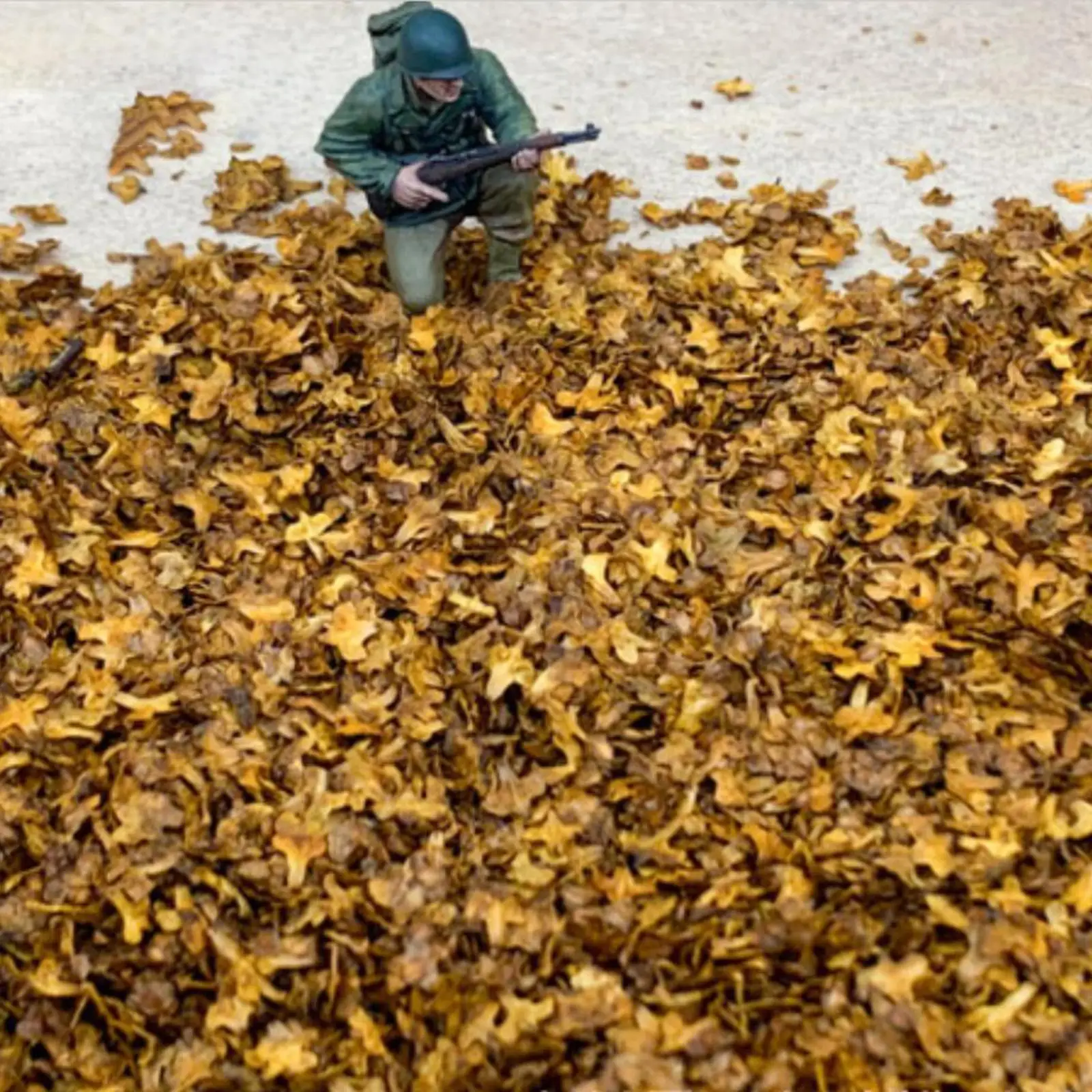 4x 1병 미니어처 잎 장면 레이아웃 공예품 56ml 디오라마 모형 철도 건축 자재 액세서리
