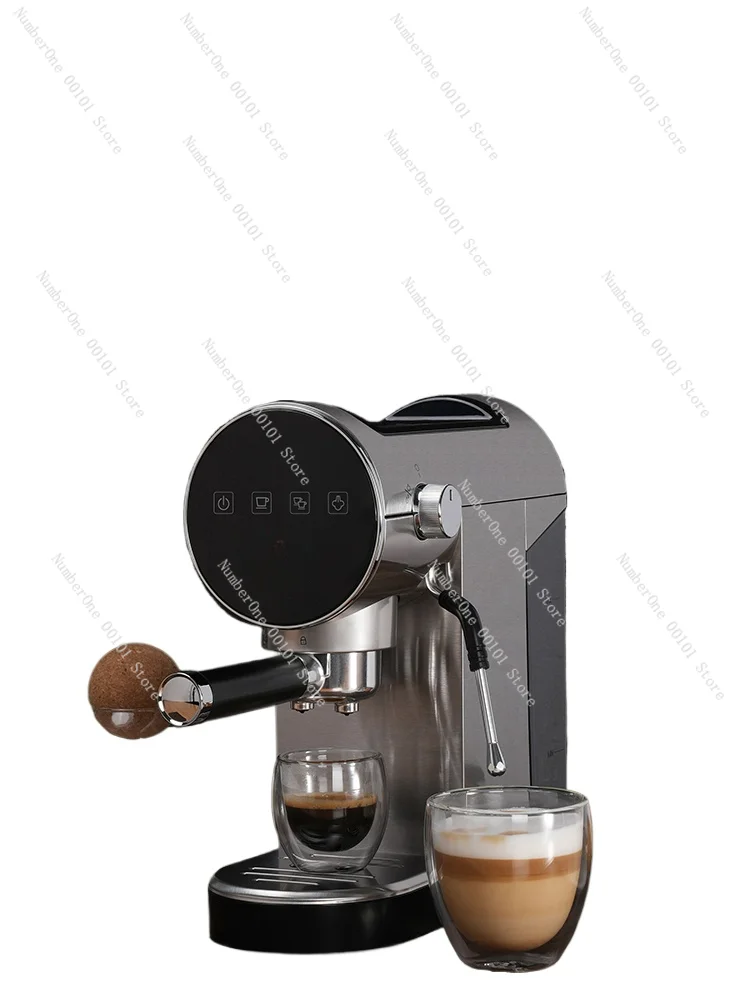 Semi-Automatic Coffee Machine Household Small One-Click Italian Foam Espresso