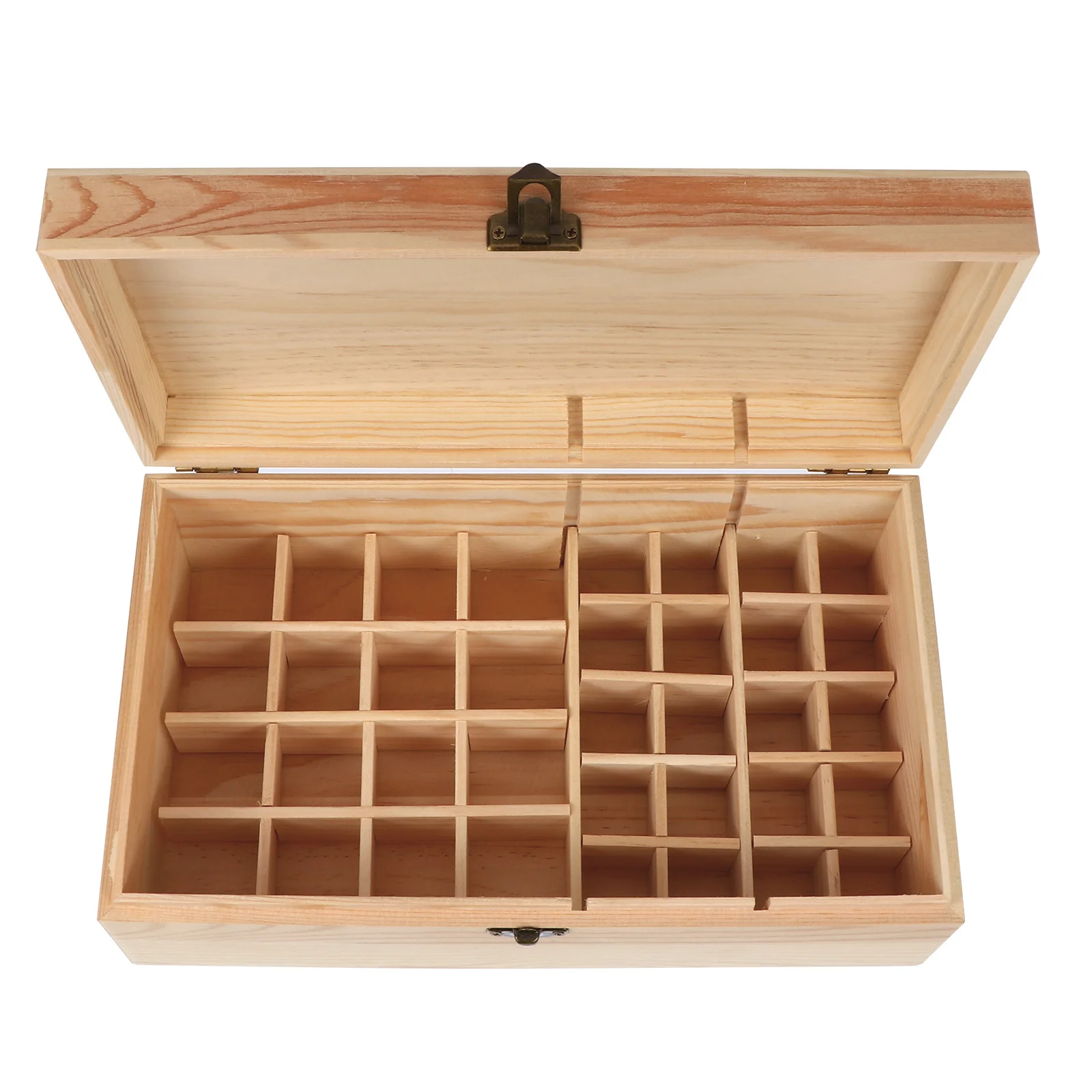 

Wooden Essential Essential Oil Bottle Holder Box 36 Slots Large Capacity Organizer Bottle Holder Travel Storage Display Rack