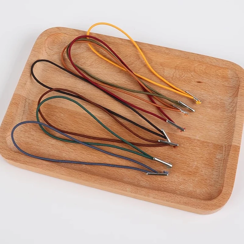 Traveler Notebook Closer Protective Leather Piece With Repair Rubber Band Elastic Rope For Handmade Travel Journal Accessories