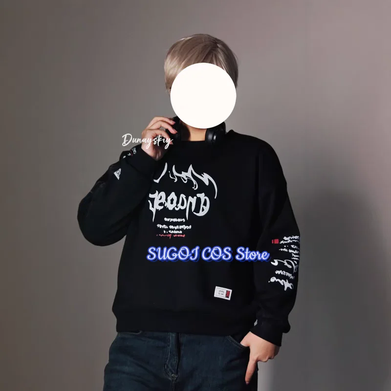 Xavier Sylus Rafayel Caleb Zayne معطف تنكري لعبة الحب والمساحة العميقة أزياء فضفاضة غير رسمية سترة رياضية للجنسين الزي