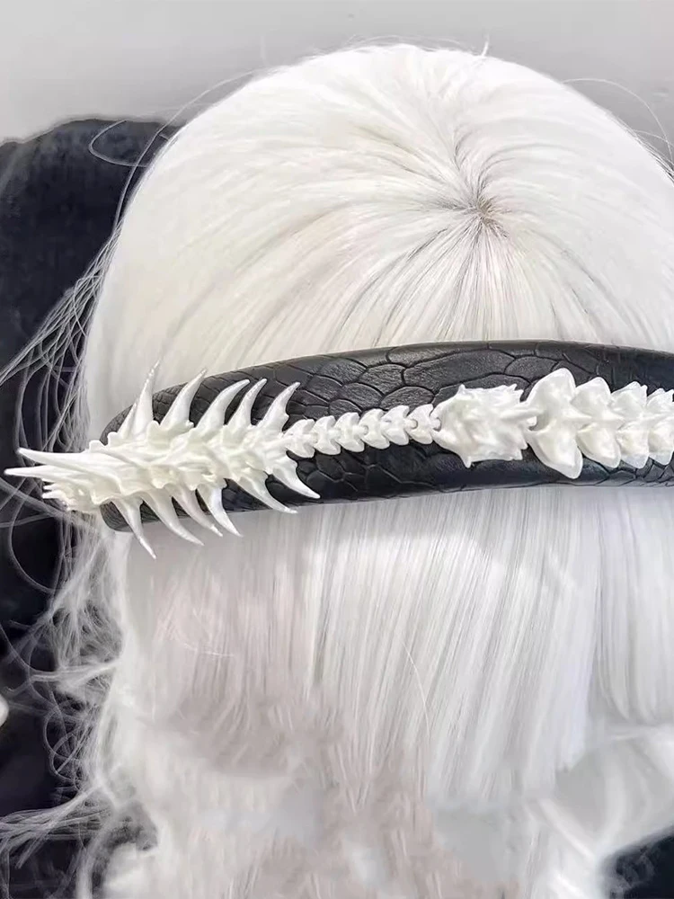 ZHUHE Skeleton Hairband, A New Gothic Style Jewelry Accessory For Women, Is A Party Gift For Your Girlfriend