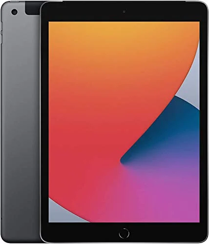 Apple - iPad 8th Generation Wifi (A2270) Space Grey(32GB) - Grade A ( Engraved)  WiFi  Tablet Genuine Refurbished Apple iPad With Free Charging Cable