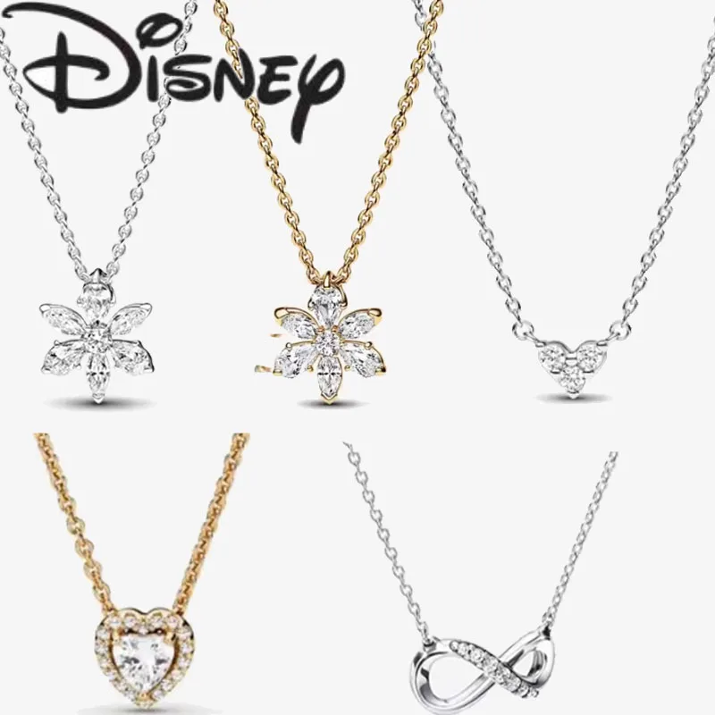 Disney 2024 New Fashion Creative Necklace for Women Premium Fine Charm Jewellery Gifts Premium Charm Fine Jewellery Wholesale