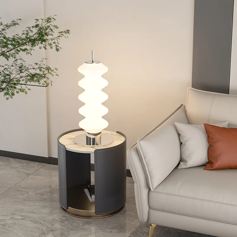 Imagem -06 - Mikko Vertical Glass Gourd Floor Lamp Nordic Table Light Designer Lamp Sala e Quarto Personalidade