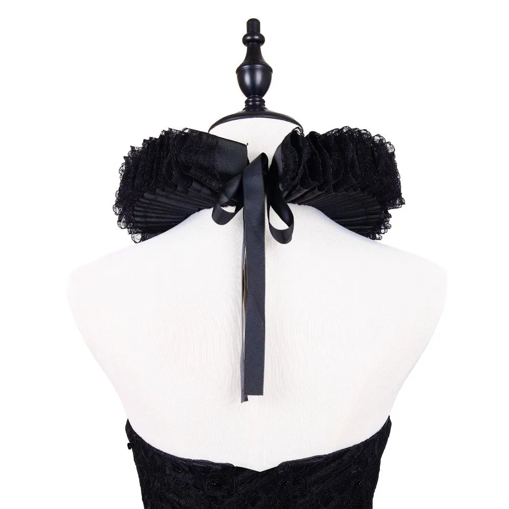 Classical Pure Neck Ruff Collar Handmade Palace Aristocratic Literary Ruffian Collar Fake Collar Opera Performance
