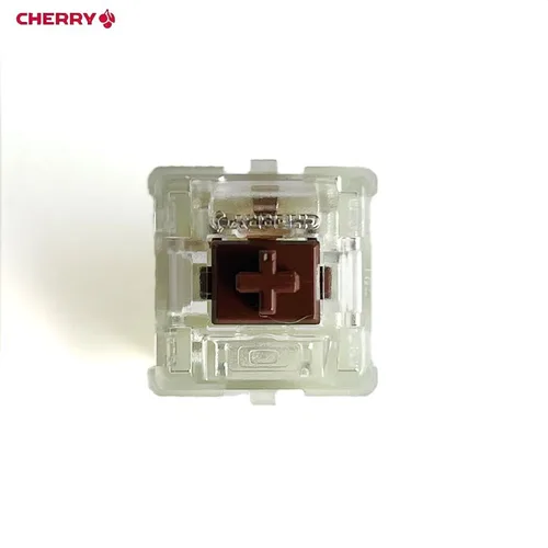 Imagen 1 del producto Original Cherry MX Brown RGB Switch 5Pin táctil SMD Teclado mecánico interruptor de alta precisión 45gf Gold Crosspoint MX1A-G1NB