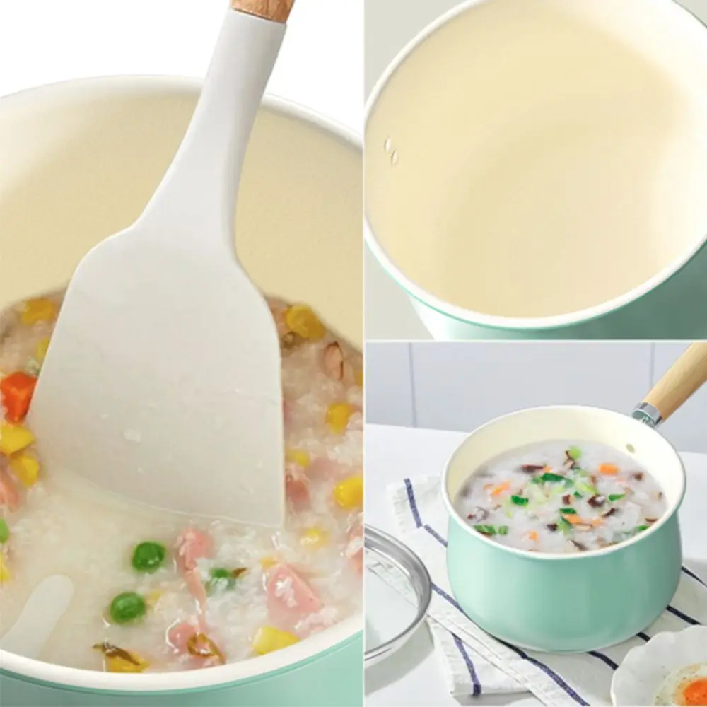 

Универсальная керамическая глазурь с антипригарным покрытием, мини-горшок для молока с крышкой, кастрюля с деревянной ручкой, сковорода для супа, плита