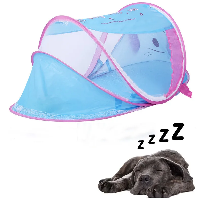 Carpa de viaje transpirable con protección solar para gatos y perros - imagen 4