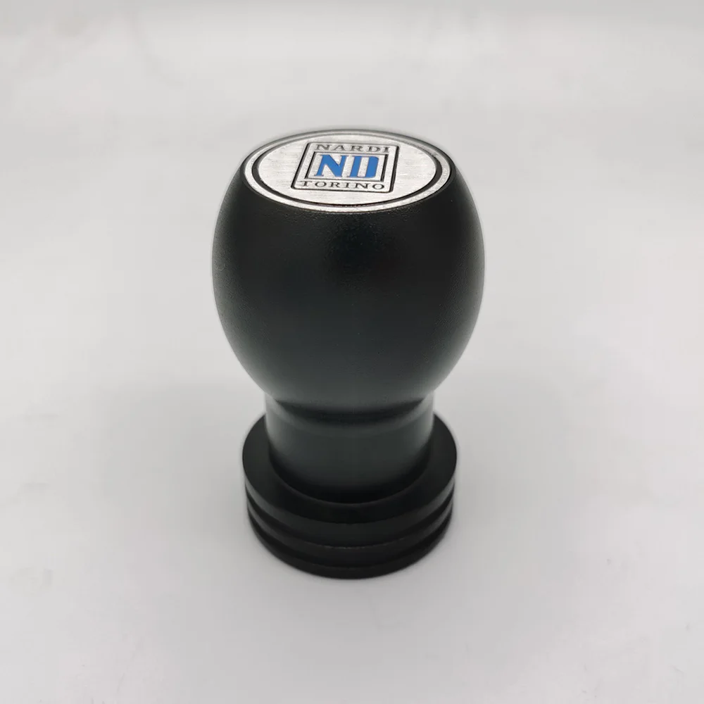 Nardi Universal  Aluminum Leather Auto Racing ND Car Gear Shift Knob Manual Automatic Shift Lever