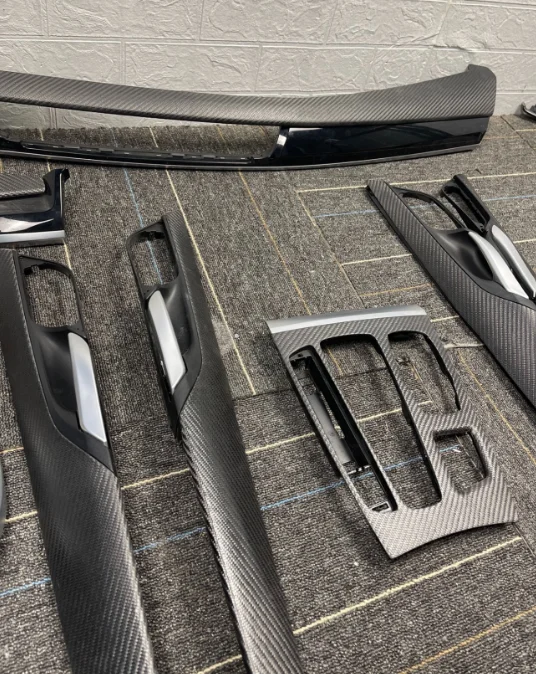 X6 F16 Carbon Fiber Interior Panel Upgrade and Modification Original Car Parts Genuine Carbon Upgrade Replacement Installation