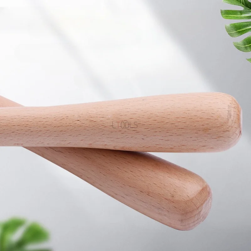 Double Faced Flat Round Head Hammer Wooden Handle Woodworking Mini Hammer Can Be Used for Jewelry Multiple Specifications