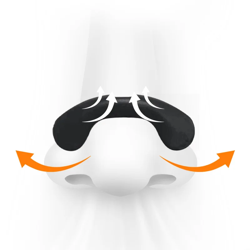 Anti Snoring Silicone Magic Tape Nose Clip Original Nasal Breathing Dilator Anti Snoring Magnetic Suction Nose Patch