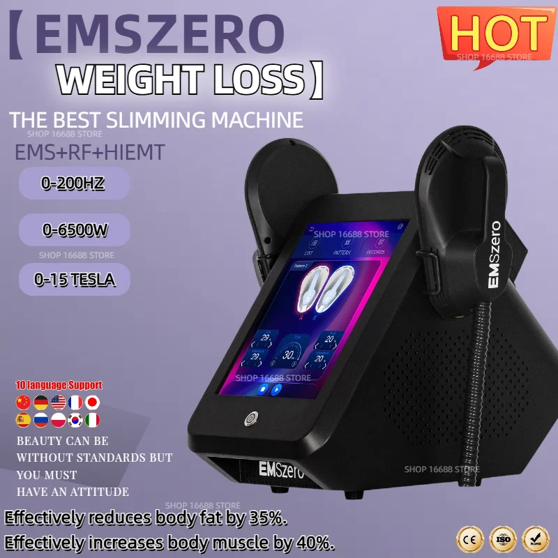 

15 Tesla 6500W 2024 New Upgrade NEO Slimming EMSzero Machine EMS Hiemt RF Nova Body Sculpting Pelvic Muscle Stimulator Salon