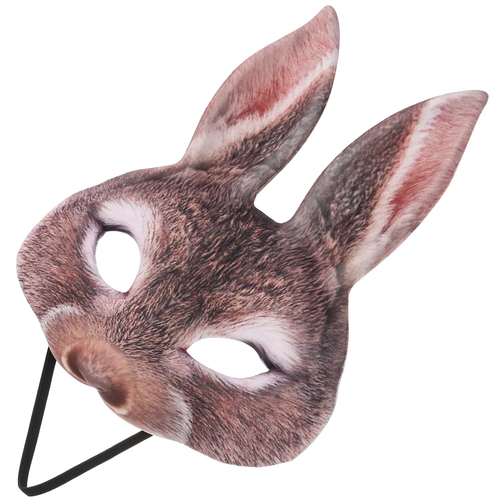 

Bunny Mask Masks Half Face Masquerade Rabbit Halloween Ball Party Cosplay Demon Man