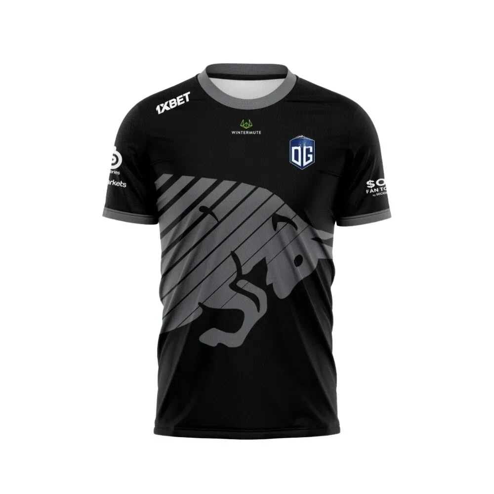 الصيف الرجال نمط جديد عادية تي شيرت رياضي جيرسي الزي الرسمي OG Esports ثلاثية الأبعاد مطبوعة تنفس حجم كبير تي شيرت تخصيص Nam