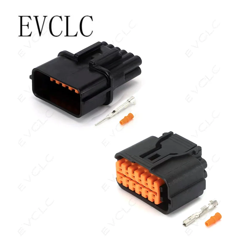 1 Set 12-Pin Car Waterproof Connector HP285-12021/HP281-12020 for New Energy Car Motorcycle Sensor Male Female Plugs