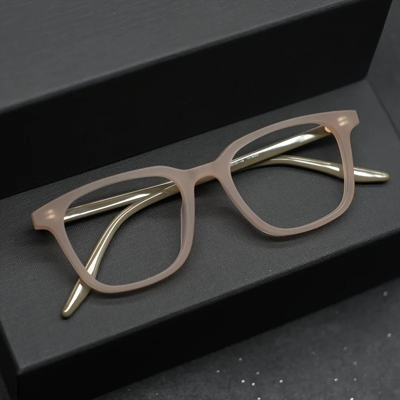 1pc Square Glasses Frame Unisex Lightweight Eyeglasses with Clear Lenses Frame for Women Men Eyewear image 3